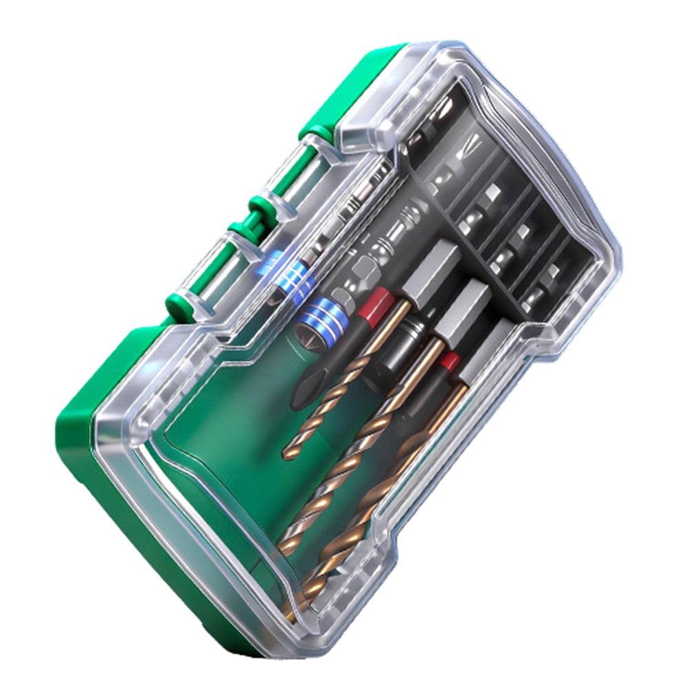 

10PCS Driver Bit Impact Resistant Impact Bit Set Magnetic S2 Steel Socket Set Hex Shank Hex Shank Bit Furniture