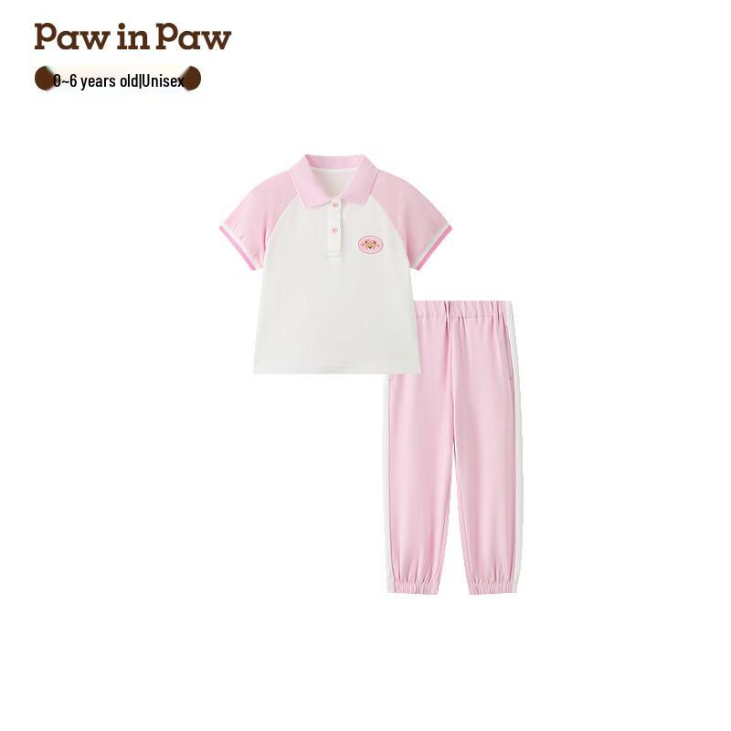 PawinPaw Мультяшный Медведь Детский Комплект с Короткой Рукавой 100