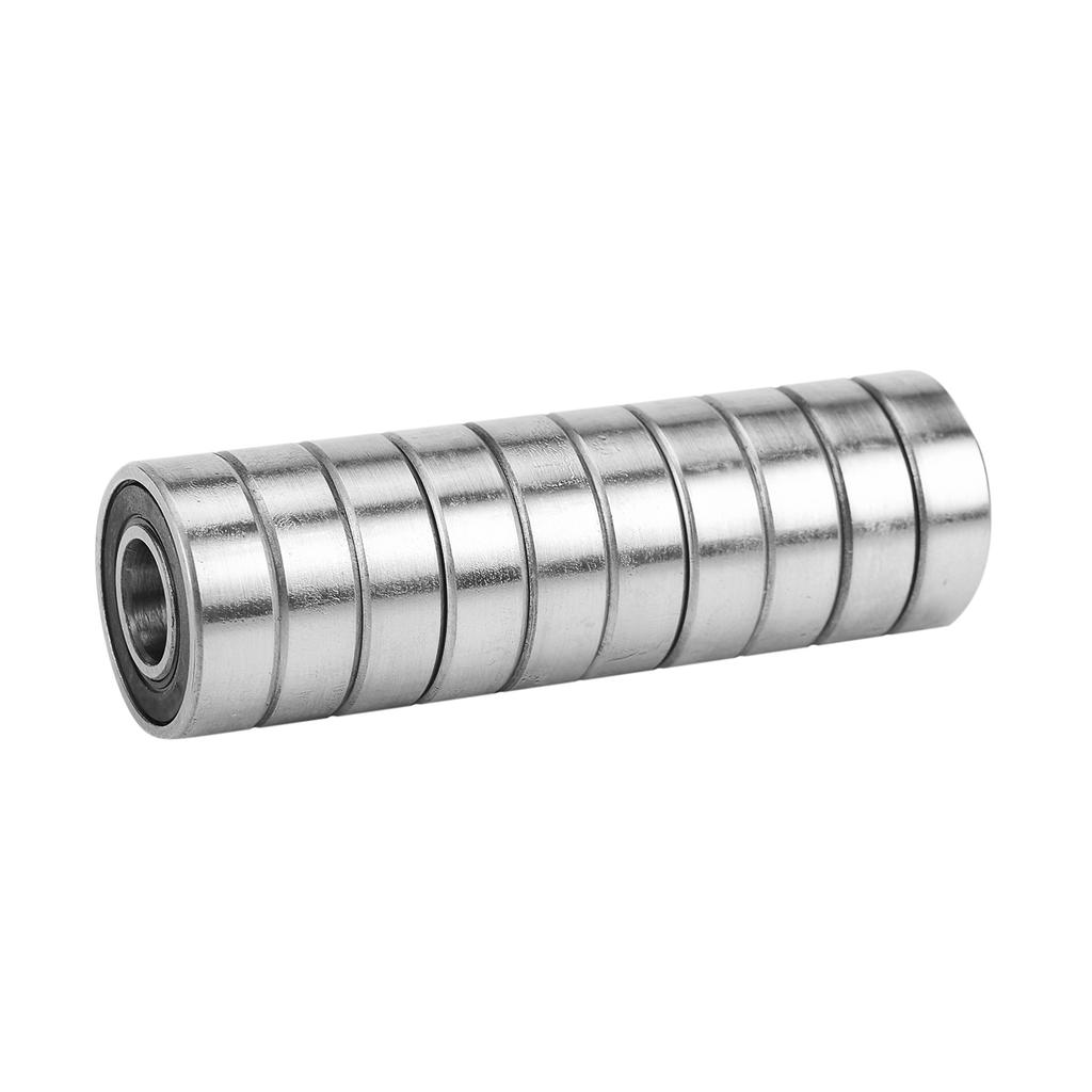 AT21-698-2RS Deep Groove Ball Bearing Double Sealed 8Mm X 19Mm X 6Mm Carbon Steel Bearings (Pack Of 10)