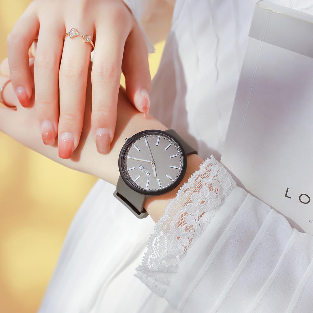 

Простые женские часы Ins Style, модные, повседневные, темпераментные, водонепроницаемые, кварцевые, студенческие часы