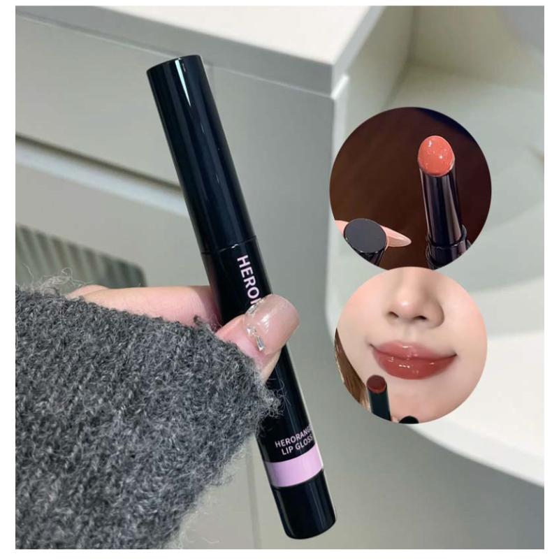 Spiegelglas Gelee Fester Lipgloss Pfirsich Lippenstift Feuchtigkeitsspendender Klarer Wasser Lipgloss Feuchtigkeitsspendender Lip Tint Make-up Koreanische Kosmetik