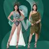 Medusa Women Cosplay Costume With Breathable Cotton For Halloween Show Stage