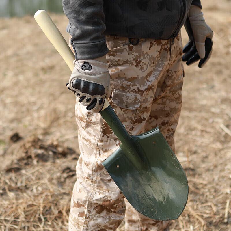 Wood Handle Engineer Shovel