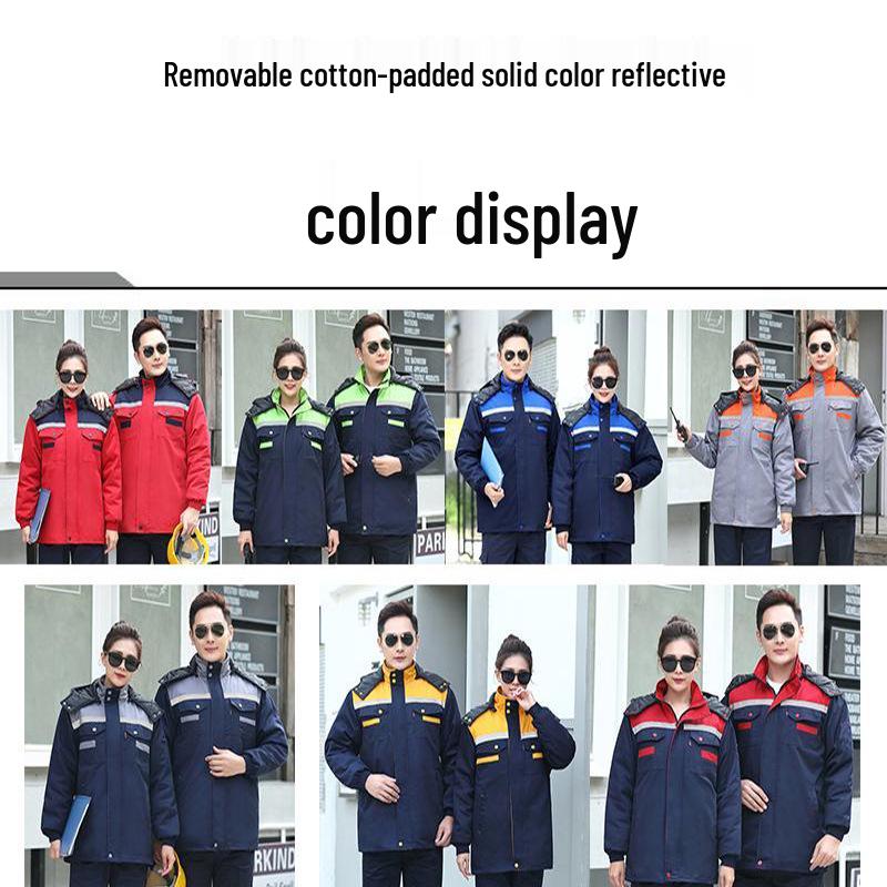 Customizable Autumn/Winter Workwear Jacket with Logo for Auto Repair Workshop