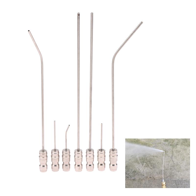 1Pcs High Pressure Cleaning Needle Nozzle 1/4" Quick Connect Slim Design For Deep Cleaning Ac & Car Washer Tanks
