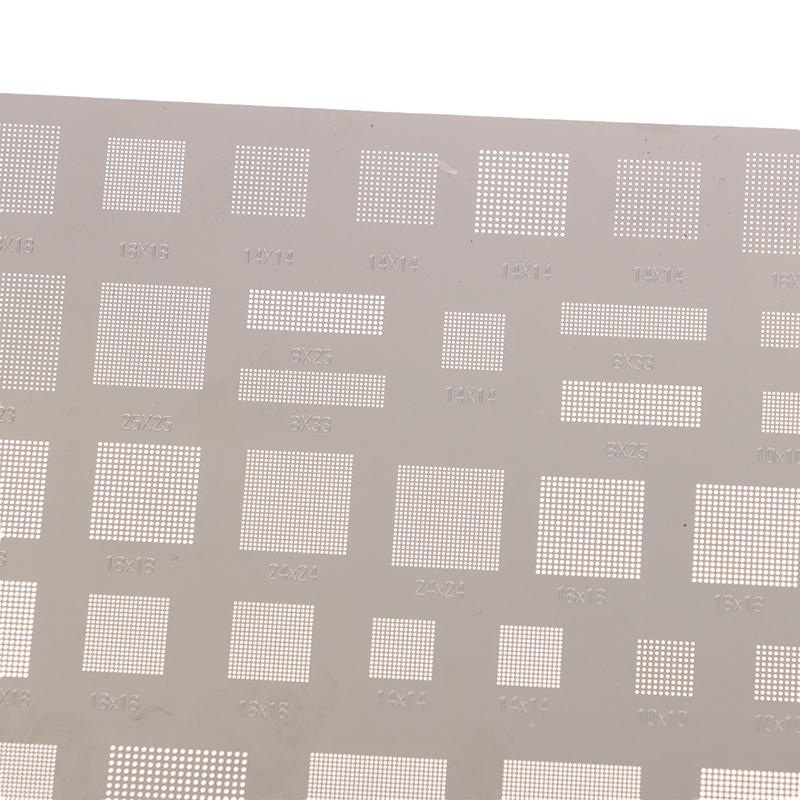 4Pcs Universal Bga Reballing Stencil For Mtk Msm Cpu Pm Power Ic Planting Soldering Net