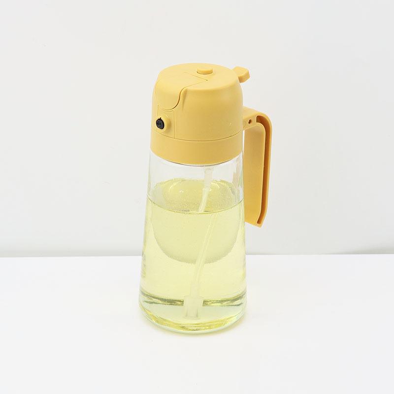 

Новый спрей для масла Спрей два в одном Спрей для масла Бутылка-горшочек для приправ Горшочек для приправ Бытовая кухня Герметичная бутылка для масла Большой резервуар для масла Orange 470ml