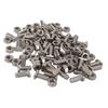 50pcs Greenhouse Bolts Nuts Set Stainless Steel M6X14 Bolts and M6 Hex Nuts for Outdoor Plant Gardening