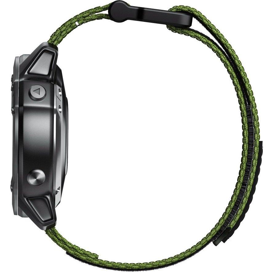 Bracelet en Nylon pour Garmin 26mm, Vert