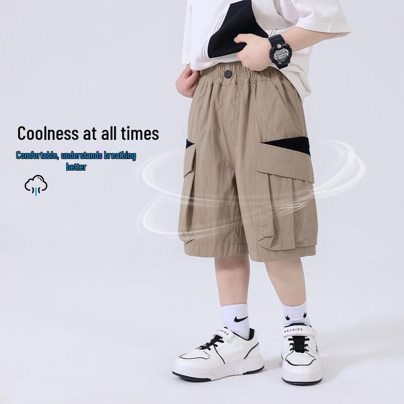 Boys' Summer Thin Cargo Shorts