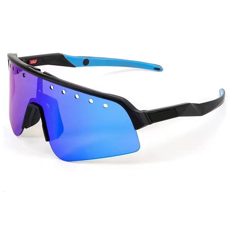 Cycling glasses, windproof polarized sports glasses, unisex outdoor dust-proof half-frame sunglasses