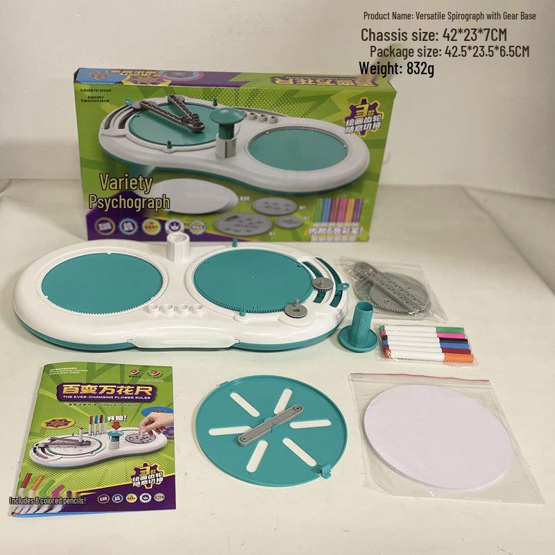 Wanhua Adjustable Drawing Ruler Set for Kids - Creative Educational Toy for Primary Students