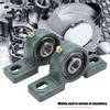 2pcs UCP202 Pillow Block Bearing Ball Mounted Bearing Cast Housing OD 40mm ID 15mm