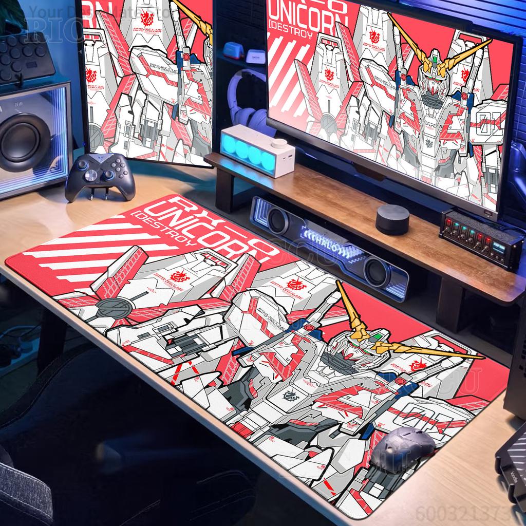 Lager G-Gundam Anime Keyboard PC Gaming Deskmat Non-slip Accessories Cool Robot E-sports Players Laptop Mousepad Office TableMat