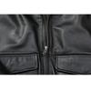 Chinese Size Men Leather Jacket Genuine Cow Leather Natural Fur Collar Flight Jackets Mens Cowhide Coats Winter Air Force Clothes