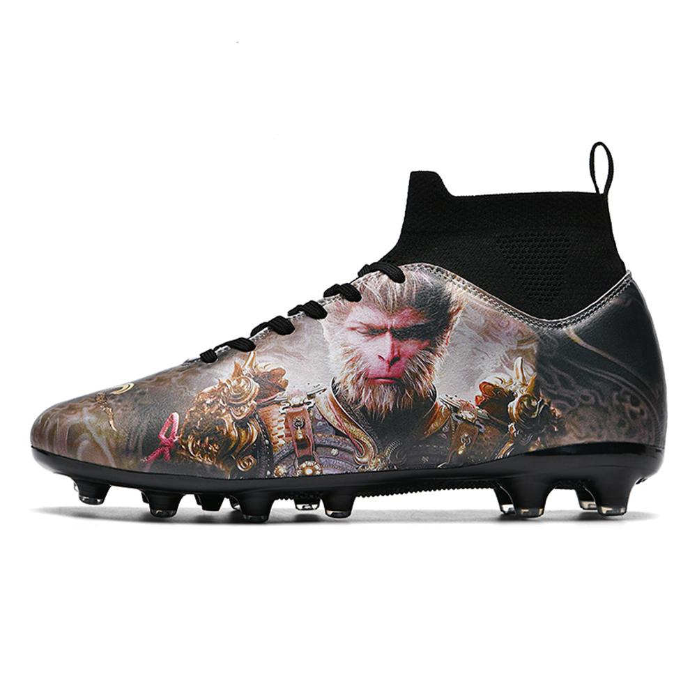 

Original Men s Society Football Boot BLACK MYTH TF/FG Grass Training Futsal Hall Football Boot Childrens Soccer Shoes for Kids 45