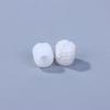 100Pcs White Plastic Dowels Durable Nut Kit Screw Dowel Inserts Bathroom Kitchen Plastic Pre-embedded Rubber Pellets