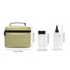 Seasoning Bottles Dispenser with Bag Transparent Leak-Proof Powder Spice Shaker