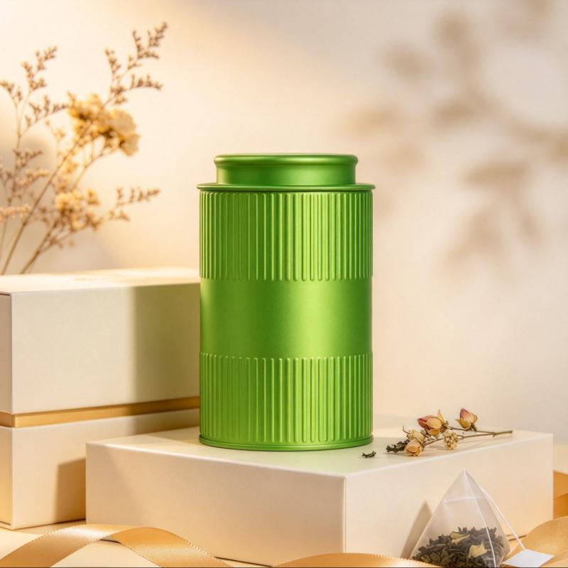 Portable Mini Matcha Powder Can Thick Tinplate Tea Sealed Jar Spice Storage Box Container Box Kitchen Gadgets Household