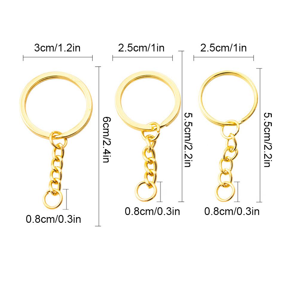 Keychain Jewelry Making Crafting Keyring Removable Key Ring Handbag Backpack Hanging Handmade Accessory