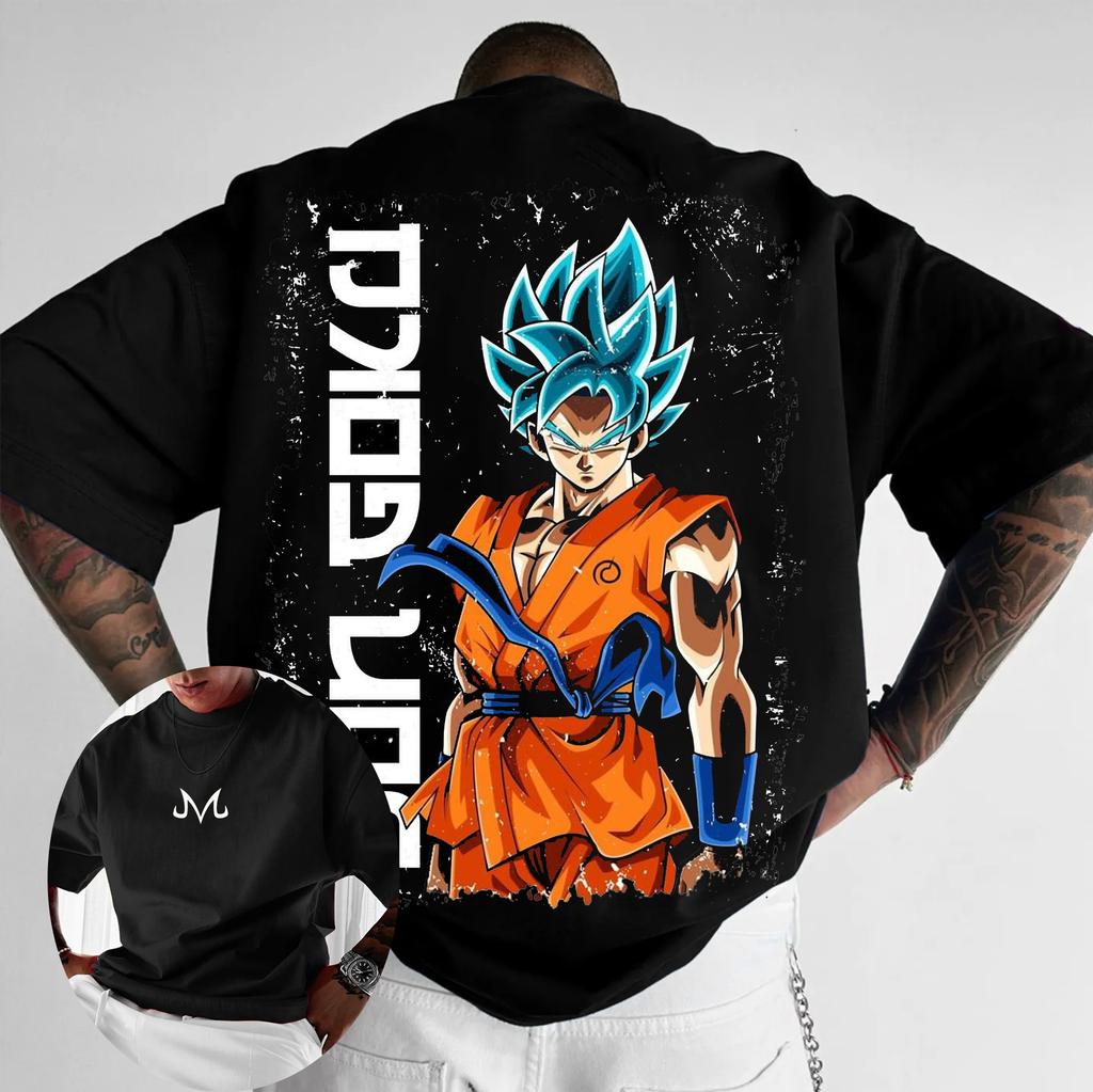 Dragon Ball Mens Womens T shirt Anime Loose Design Sense Tee Summer and Spring Boys Short Sleeves Parentchild Outfits