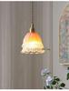 French Modern Glass Pendant Lamp for Bar, Hallway, or Bedroom