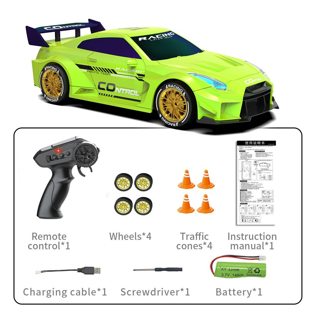 Jjrc New Cool Light Fantasy Drift Remote Control Car Multiplayer Interactive Racing Toy Boy Festival Gift Remote Control Toy