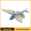 Meeresleben Fliegender Fisch Figur Detailliertes Kunststoffmodell Figur Lustiges Pädagogisches Spielzeug Jungen Mädchen Kinder Alter für 3 Kinderfreundlich Unterhaltsam Sicher