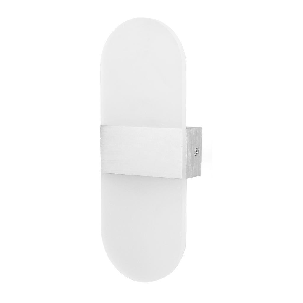 LED Wall Light Acrylic 360 Degrees  Up Down 6W Warm Modern Wall Lamp for Hallway Bedroom Restaurant 90‑265V