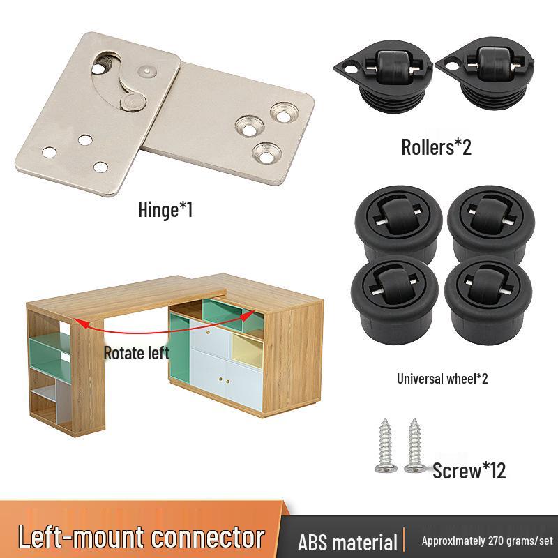 

Multifunctional Folding Dining Table and Bar Counter with Rotating Cold Rolled Steel Connector