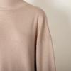 GMXIA Women's Half Turtleneck Sweater Set Irregular Bevelled Sweater + Knitted Wide Leg Pants Two Piece Set