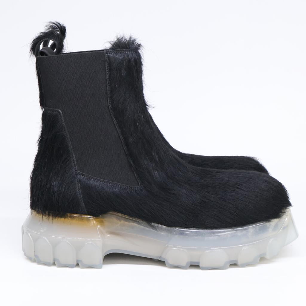 Rick Owens RO02B6881LHL BEATLE BOZO TRACTOR Harako Boots shoes 39 blackUsed