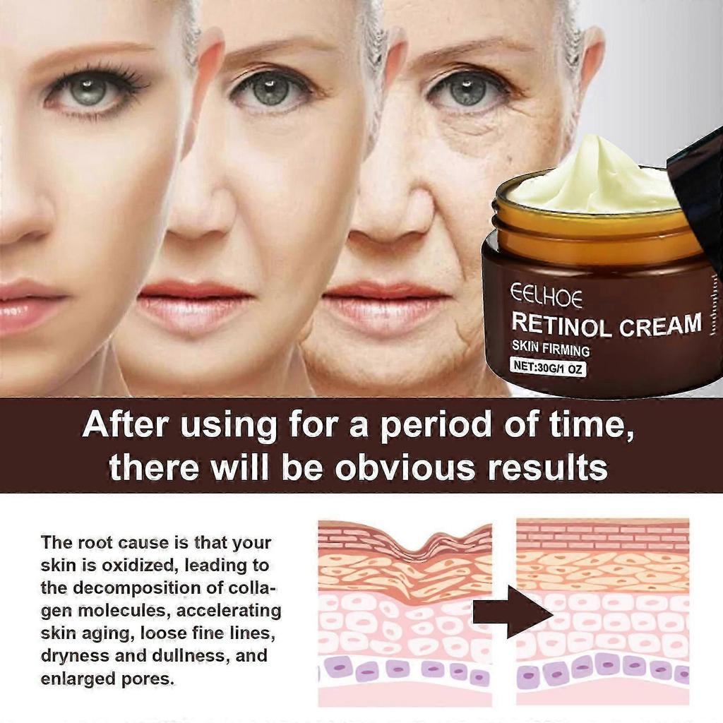 EELHOE Retinol Cream Anti-aging Firming and Brightening Skin Moisturizing Facial Skin Care Cream