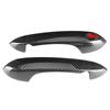 1Pair Car Modification Carbon Fiber Door Handle Cover Trim for Supra A90 2018‑2021
