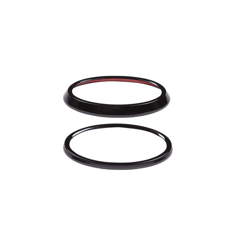 

2 шт./компл. автомобильный глянцевый черный передний и задний логотип, окружающее кольцо, аксессуары для внешнего украшения для Subaru XV чёрный