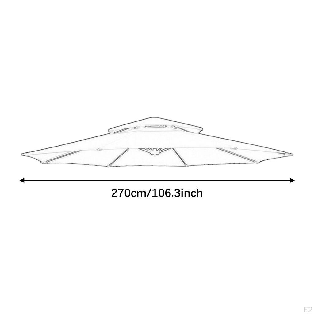 Tělo, Stříška slunečníku, Venkovní notebook, Praktický, Letní úkryt, Náhradní potah pro zahradní terasu