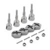 Wheel Conversion Set Axle & 12Mm Hex Dive Hub Turn 1/10 on Road for WLtoys 1/18 A959 A969 A979 A959B A969-B RC Car Upgrade Parts