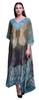 Phagun Clown Fish & Shell Ocean Ladies Kaftan Holiday Loungewear Maxi Dress Beach