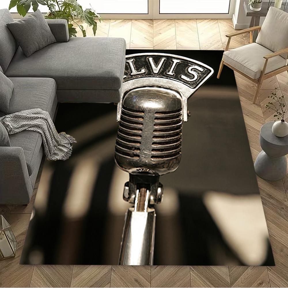 Elvis Presley Performance Carpet Design for Balcony Decorate room Living Rooms Foyer Anti-slip Rug Anime Office Decor Spiritual Gift