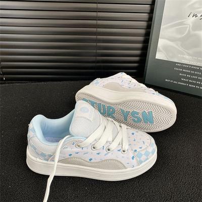 Original Niche Blueberry-colored Bread Shoes Women's Tide Spring New Student Versatile Casual Board Shoes