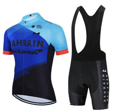 Tour De France Cycling Suit Short-sleeved Suit Men's Summer Breathable Bicycle Shirt Road Mountain Bike Riding Breathable Quick Drying