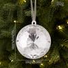 Christmas Acrylic Ornaments: Bow, Snowflake, Teardrop, Star, Rhombus, and Tree Window Decorations