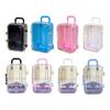 Mini Suitcase Shape Lipstick Bag Women Small Card Luggage Storage Box Dolls Accessories Miniature Trolley Case Travel