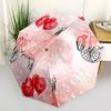1pc Paris Love Open/Close Folding Umbrella, All- Portable Umbrella for & Men, Stylish Accessory (Holiday Gift) 8-Rib yy251213158