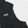 Fila X The Met Monet Collaboration 2023 Winter New Down Vest Warm Stand Collar Top Women Tops Black F11W348903F-BK