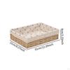 Handwoven Basket for Storage And Organization, Stackable Macrame Box Food Drinks