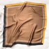 Luxury  Square Silk Scarf Women Plain Striped Line Shawls And Wraps Fashion Bag Scarfs Hair Tie Bandanas Hijab 70*70Cm