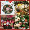 Yousheng 12/24/36Pcs Christmas Wooden Hanging Decoration Farmhouse Rustic Holiday Party Winter Xmas Tree North Pole Hanging Ornament Sign