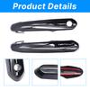 Nero Lucido Per Toyota Rav 4 2019-2025 Con (2 Serrature Intelligenti) Maniglia della Porta Guscio Decorativo Copertura Protettiva Finiture Accessori