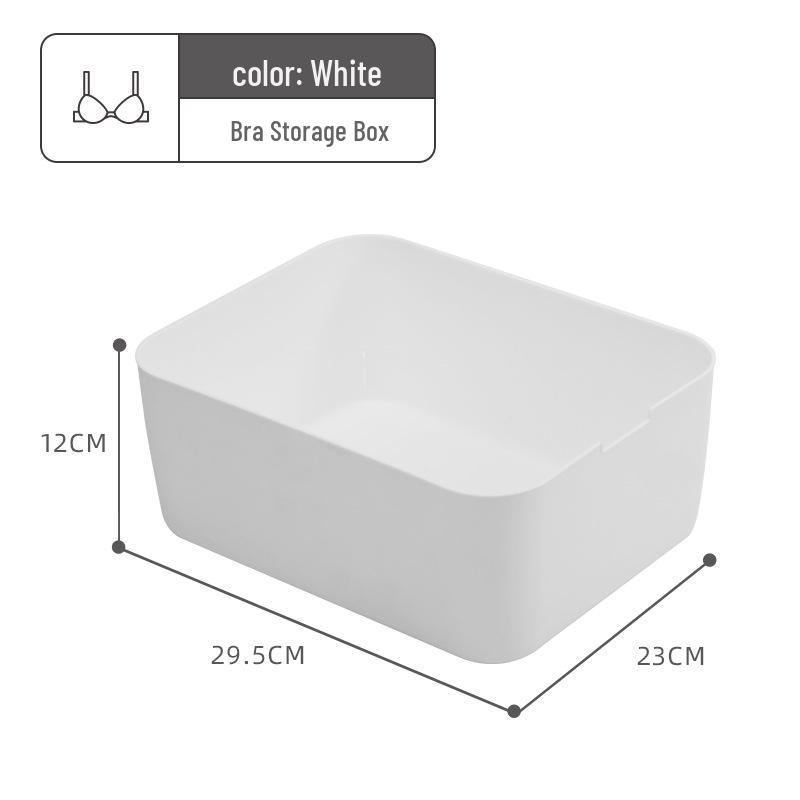 Women's Drawer Organizer: Underwear, Bra, Panty, and Sock Storage Box - 3-in-1 Sorter